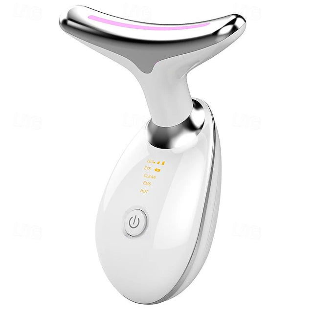 LED Facial & Neck Beauty Massager Device