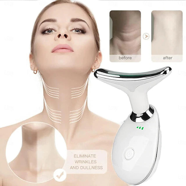 LED Facial & Neck Beauty Massager Device